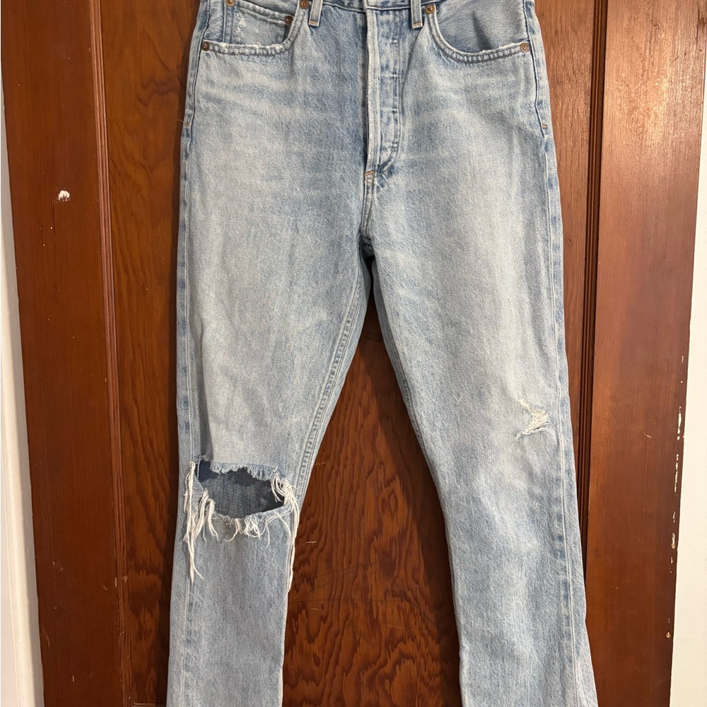 Agolde Riley crop distressed - Picture 2 of 4